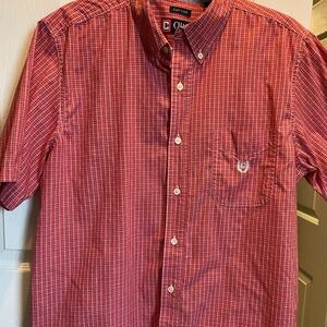 Chaps short sleeve shirt “easy care” Sz. L